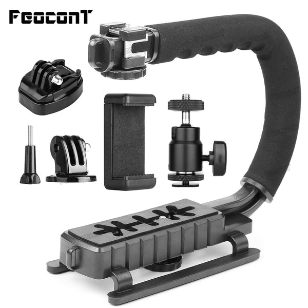 Triple Shoe Mount Pro Camera Stabilizer