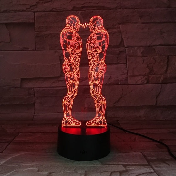 3D Lamp Illusion Touch Night Light
