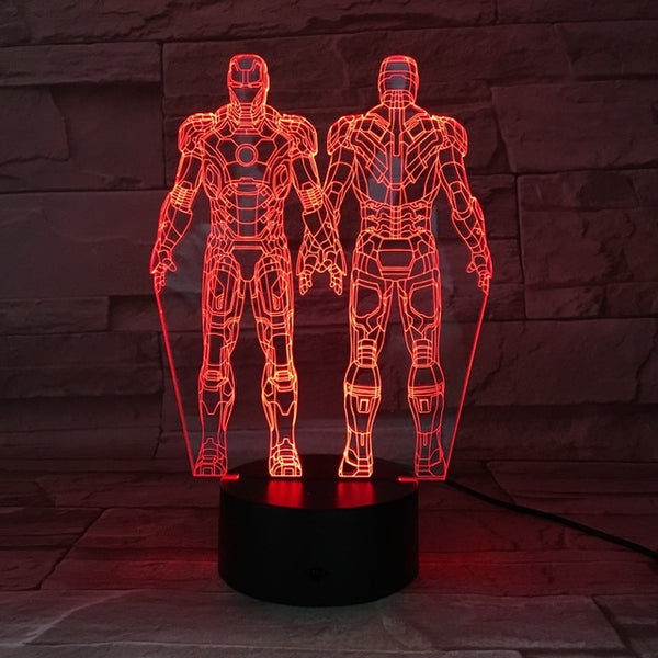 3D Lamp Illusion Touch Night Light
