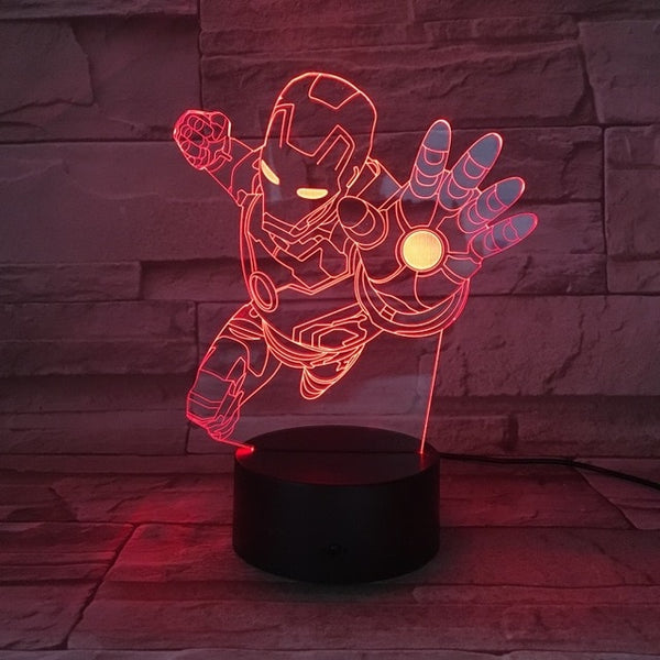 3D Lamp Illusion Touch Night Light