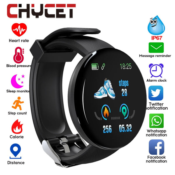 Waterproof Blood Pressure Round Smartwatch