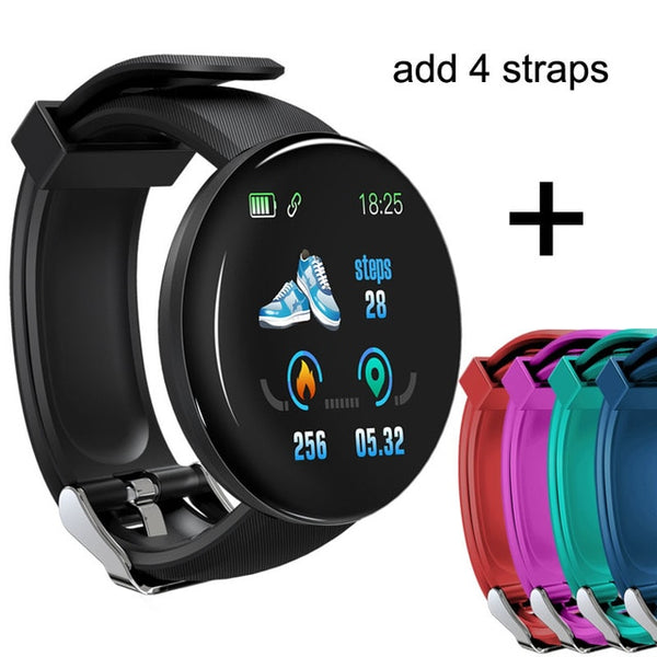 Waterproof Blood Pressure Round Smartwatch