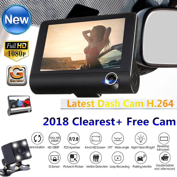 4.0 Inch Dash Camera Dual Lens