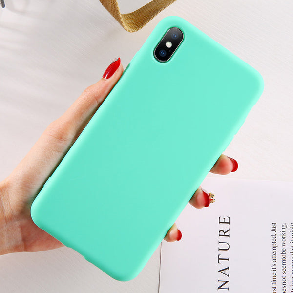 Candy Color Phone Case For iPhone