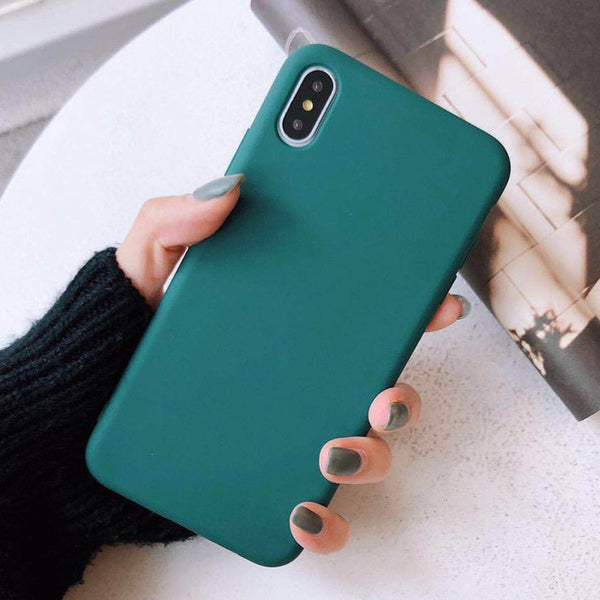 Candy Color Phone Case For iPhone