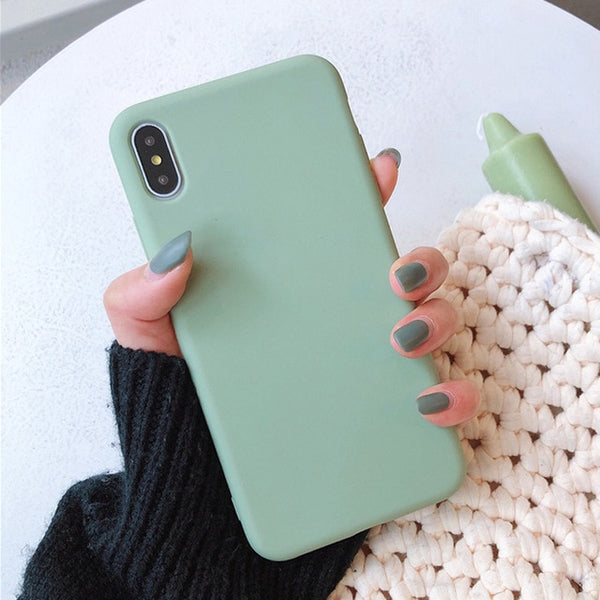 Candy Color Phone Case For iPhone