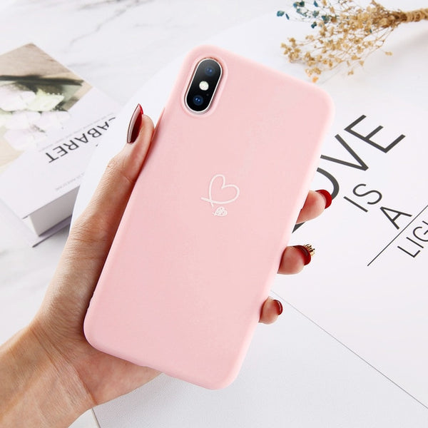 Colorful Love Heart Case For iPhone