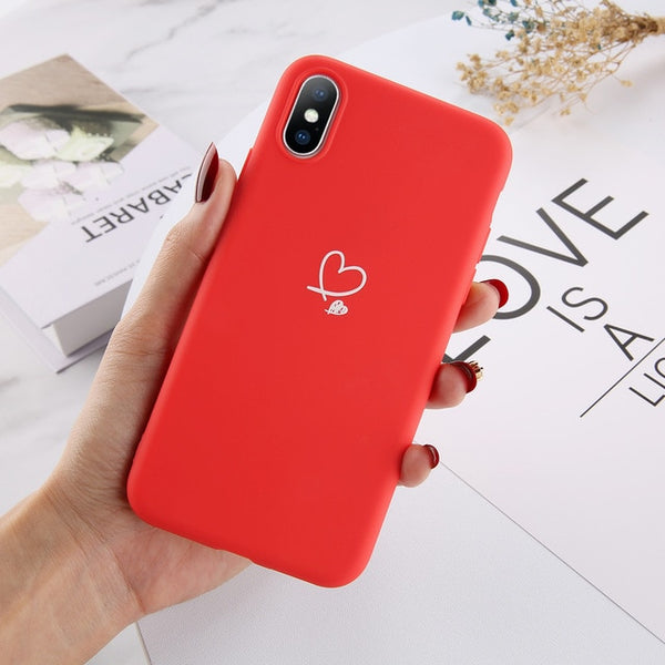 Colorful Love Heart Case For iPhone