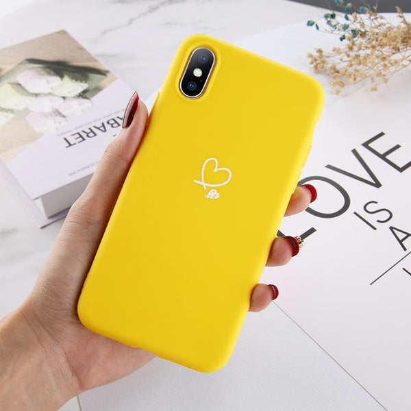 Colorful Love Heart Case For iPhone