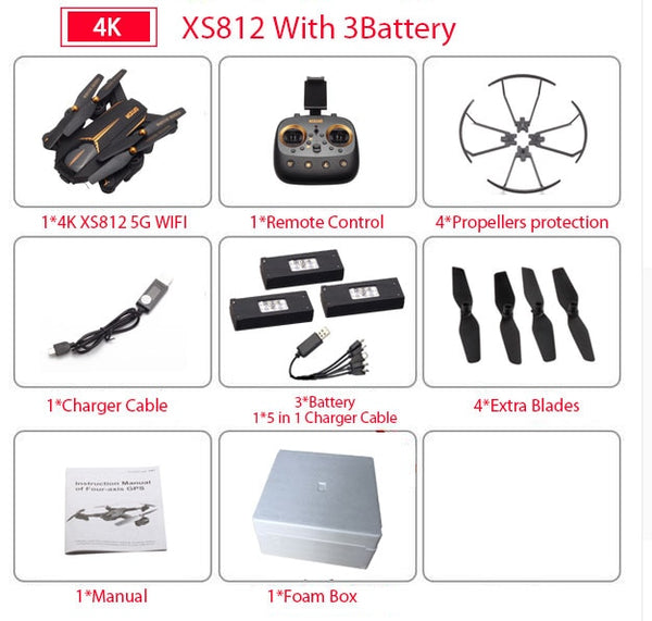 GPS RC Drone with 4K HD Camera