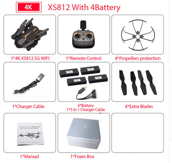 GPS RC Drone with 4K HD Camera