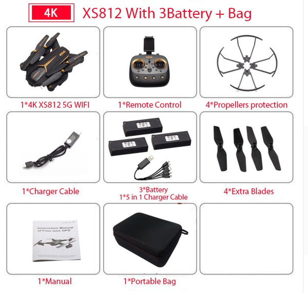 GPS RC Drone with 4K HD Camera