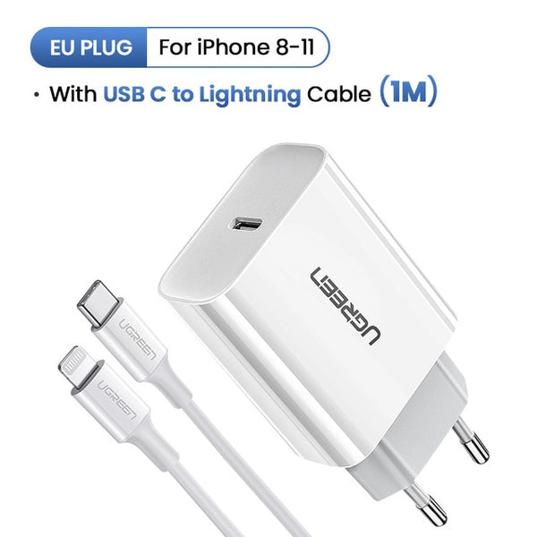 18W QC4.0 QC3.0 USB Type C Fast Charger