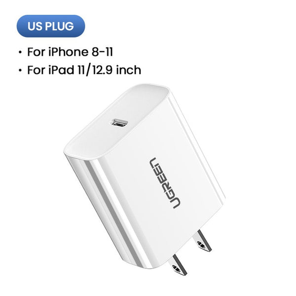 18W QC4.0 QC3.0 USB Type C Fast Charger