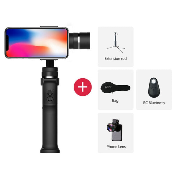 3 Combo Smartphone Gimbal Stabilizer