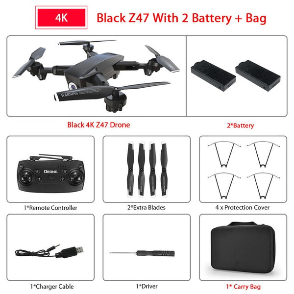 4K 1080P HD Camera RC Drone