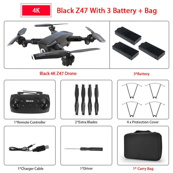 4K 1080P HD Camera RC Drone