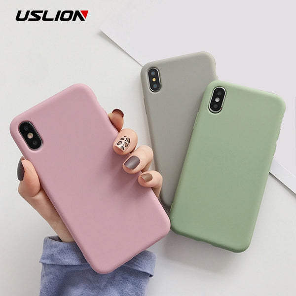 Candy Color Phone Case For iPhone