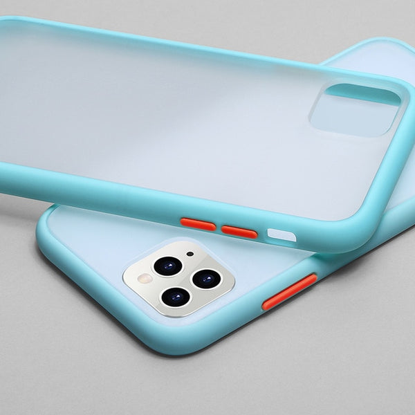 Luxury Contrast Color Frame Matte Case