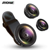 3in1 Wide Angle Macro Fisheye Smartphone Lens
