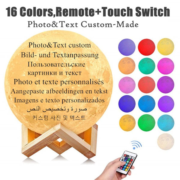 3D Print Personality Moon Lamp