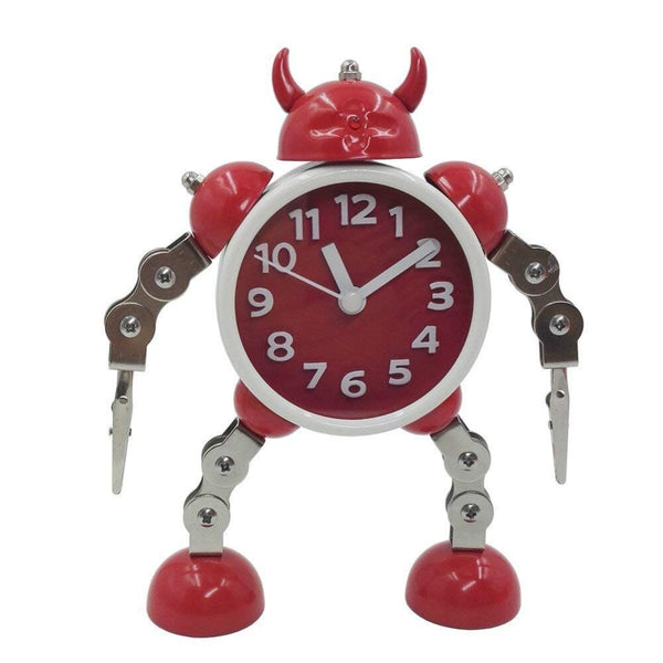Creative Deformation Kids Alarm Metal Robot