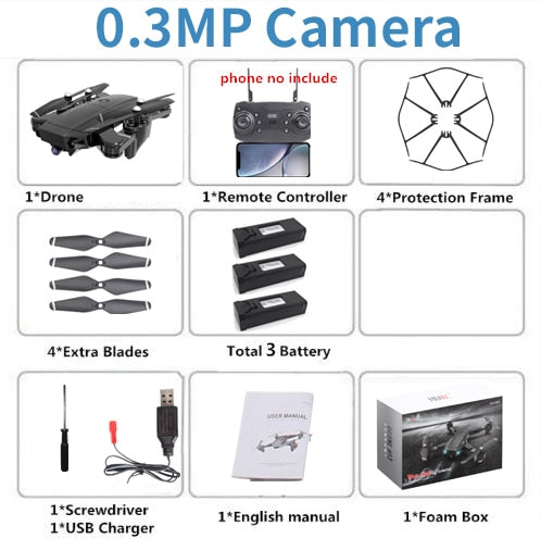 H13 RC 4K Drone With Wide-angle WiFi HD Camera