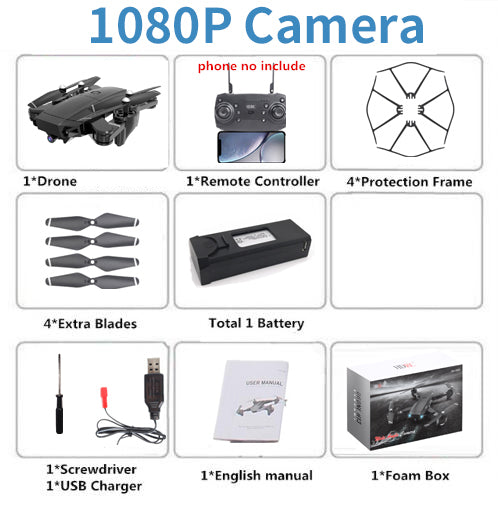 H13 RC 4K Drone With Wide-angle WiFi HD Camera