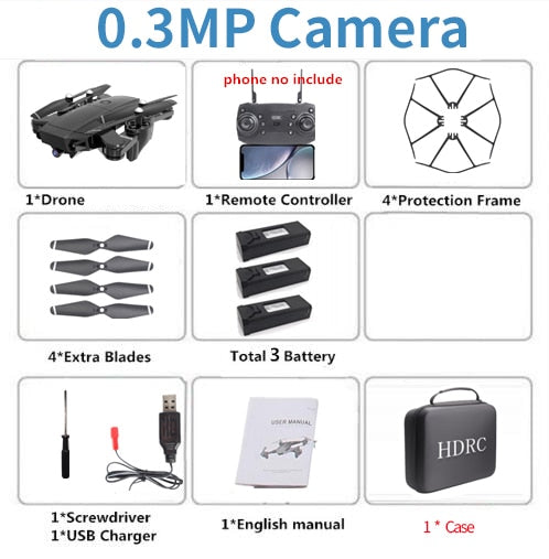 H13 RC 4K Drone With Wide-angle WiFi HD Camera