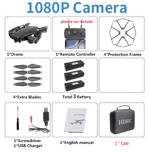 H13 RC 4K Drone With Wide-angle WiFi HD Camera