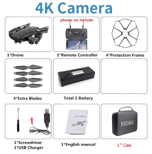 H13 RC 4K Drone With Wide-angle WiFi HD Camera