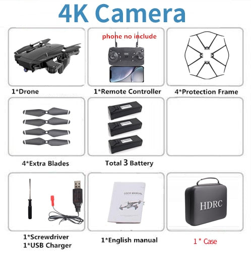 H13 RC 4K Drone With Wide-angle WiFi HD Camera