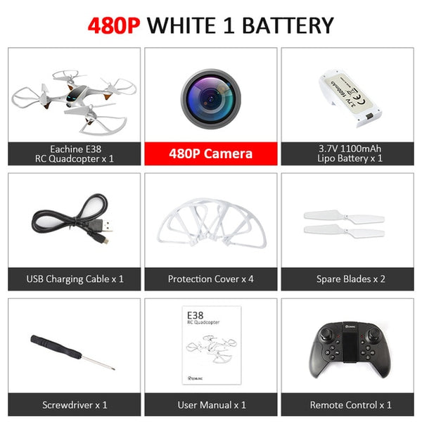 Optical Flow 1080P HD Dual Camera Drone