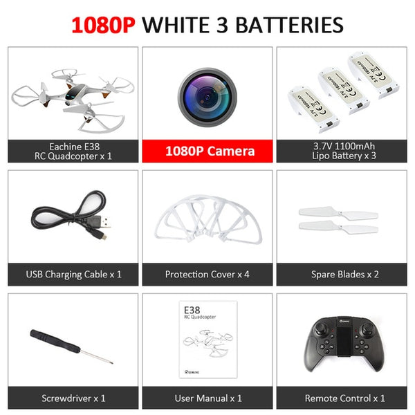 Optical Flow 1080P HD Dual Camera Drone