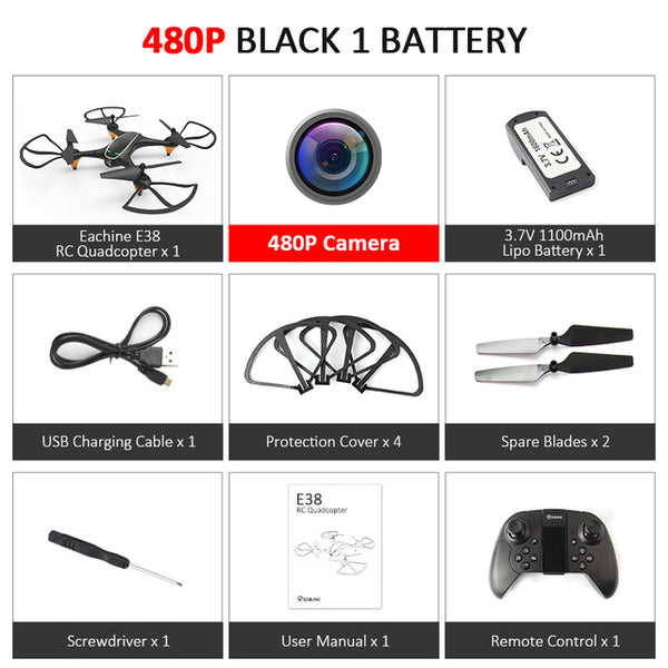 Optical Flow 1080P HD Dual Camera Drone