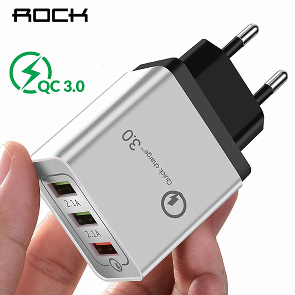 3.0 Smart Fast 3 USB Wall Charger