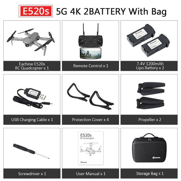 16mins Flight Time Foldable RC Camera Drones