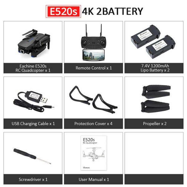 16mins Flight Time Foldable RC Camera Drones