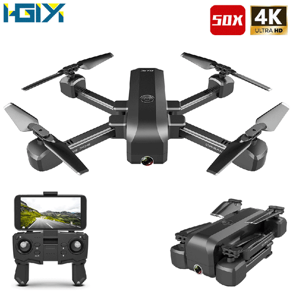 WIFI FPV Foldable 4K HD Dual Camera Drone