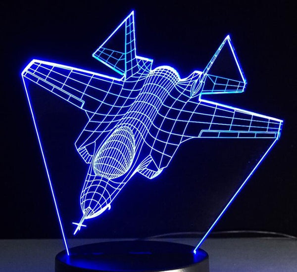 Air Plane 3D Light LED Table Lamp