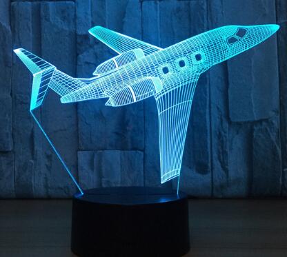 Air Plane 3D Light LED Table Lamp