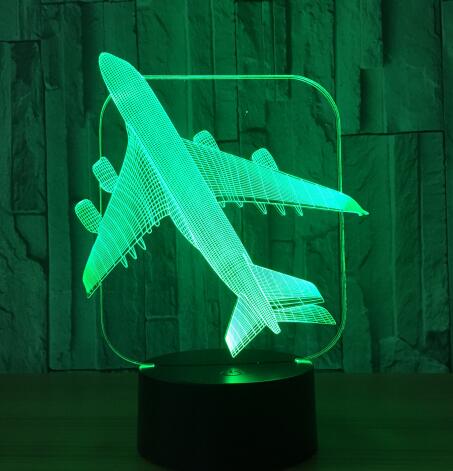 Air Plane 3D Light LED Table Lamp
