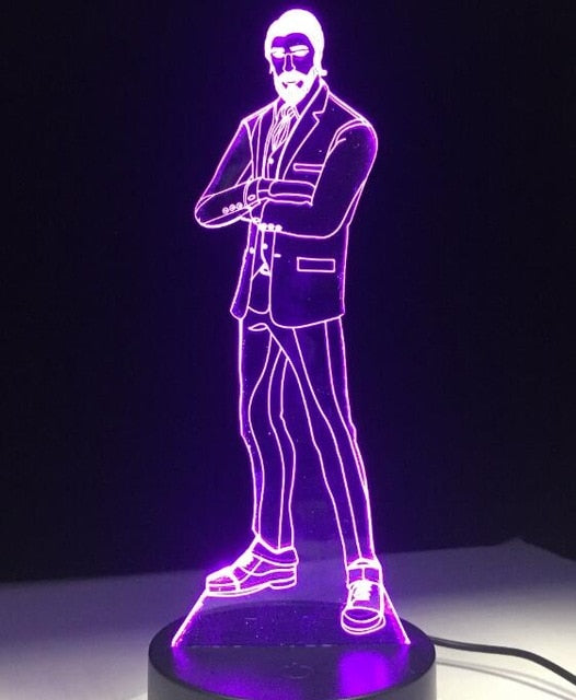 3D LED 7 Colors Touch Lamp