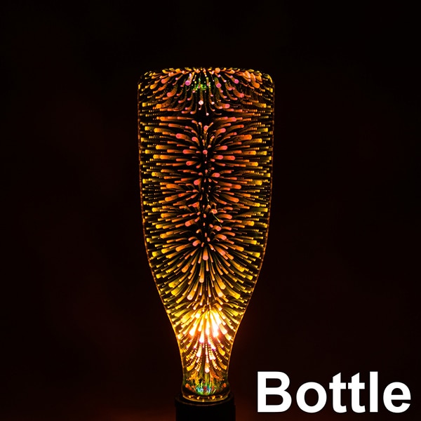 3D Decoration Firework Led Light Bulb