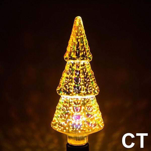 3D Decoration Firework Led Light Bulb