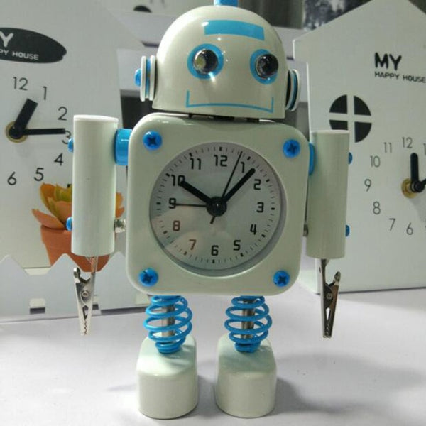 Creative Children Cartoon Robot Alarm Clocks