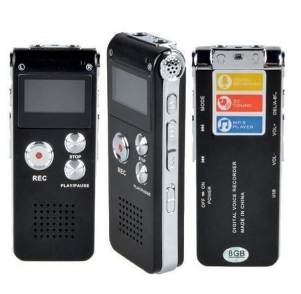 8GB Digital Audio Voice Recorder