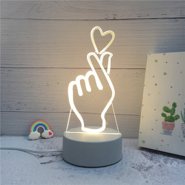 Novelty Creative 3D LED Night Lights