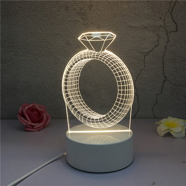 Novelty Creative 3D LED Night Lights