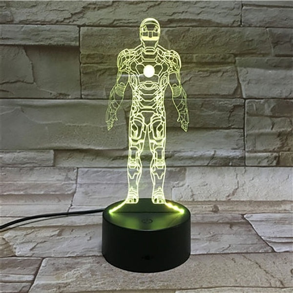 3D Lamp Illusion Touch Night Light